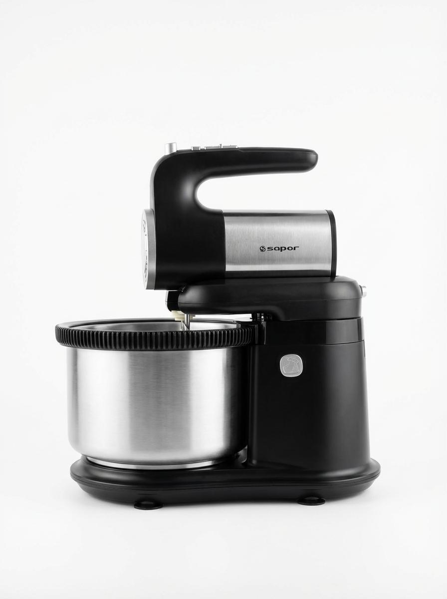 IMAGE 2026-01-31 15:53:23 همزن کاسهدار برقی ساپر مدل SHMB-545 با کاسه 4 لیتری گردان و موتور 400 وات