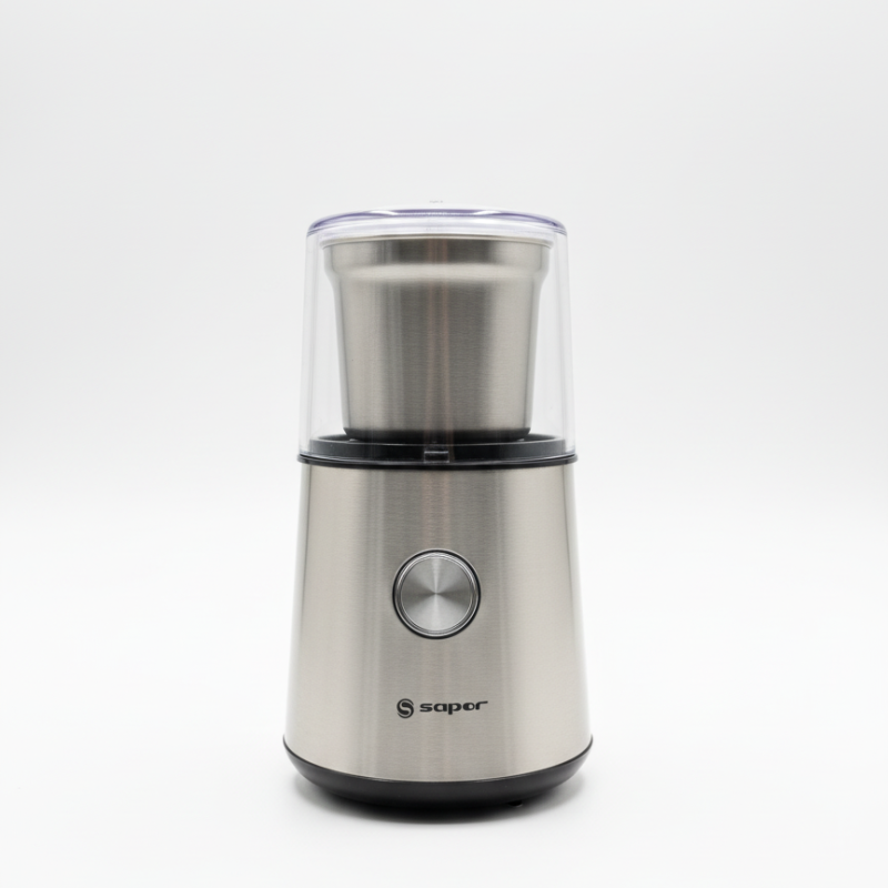 آسیاب برقی ساپر مدل SCG-330S با تیغه استیل و توان 200 وات